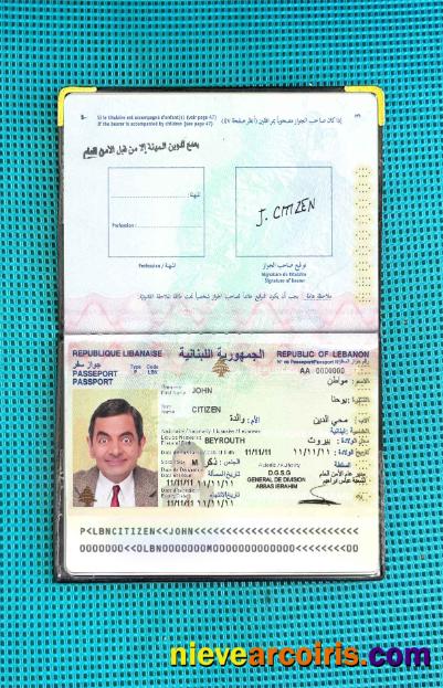 Lebanon passport photolook
